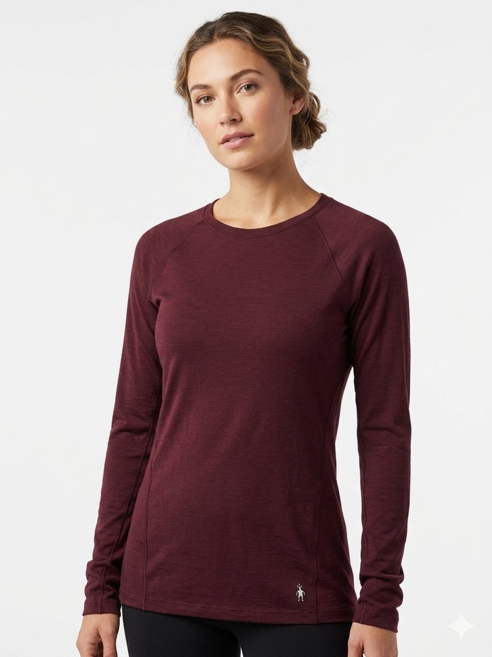 Smartwool Classic Merino Wool Base Layer Top XS Purple Storm Elevated Basics